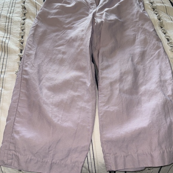 Aritzia linen cropped effortless pants - Picture 5 of 5